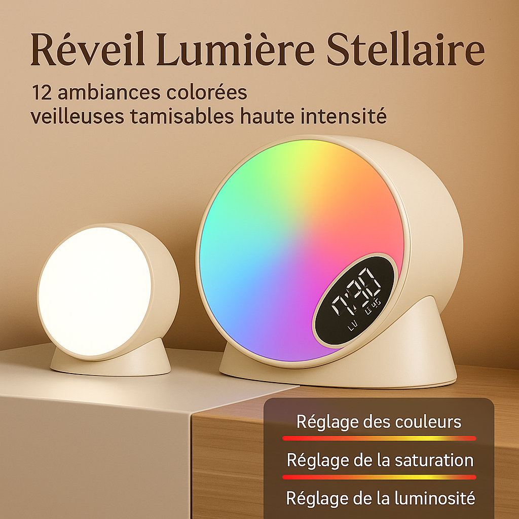 Lunaris – Réveil lumineux & ambiance intime